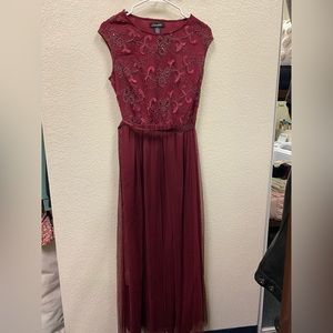 Burgundy Formal Dress!